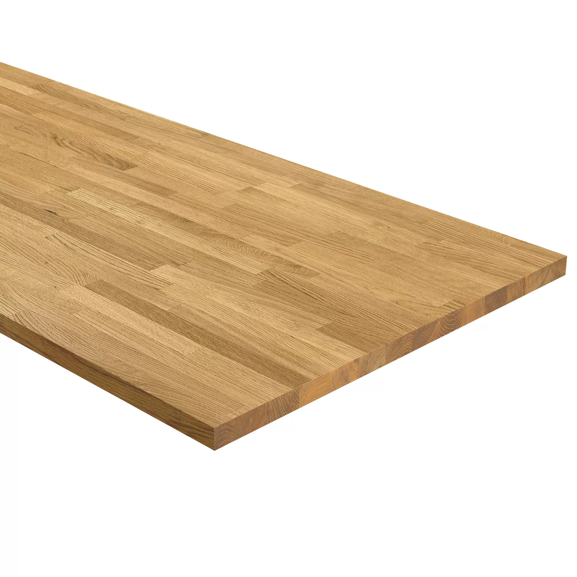 40mm Oak Classic Oiled Solid Oak Chamfered Kitchen Island Worktop, (L)2000mm 5 40mm Oak Classic Oiled Solid Oak Chamfered Kitchen Island Worktop, (L)2000mm - Image 3