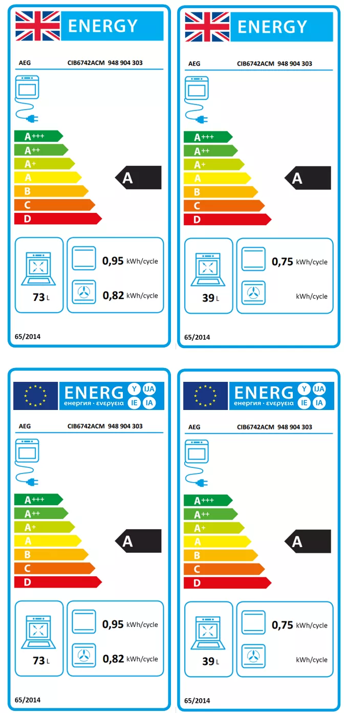 AEG CIB6742MCB_BK 60cm Double Electric Cooker With Induction Hob - Black 5 AEG CIB6742MCB_BK 60cm Double Electric Cooker With Induction Hob - Black - Image 3