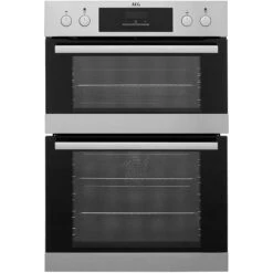 AEG DCB331010M_SS Built-in Electric Double Oven - Stainless Steel Effect