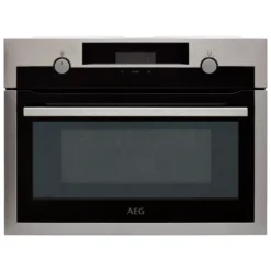 AEG KME525800M_BSS Built-in Microwave With Grill - Black/stainless Steel
