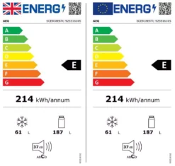 AEG SCE818E6TC_WH 70:30 Integrated Fridge Freezer - White -Prime Kitchen aeg sce818e6tc wh 70 30 integrated fridge freezer white7332543737574 EUP EN