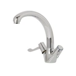 Aubery Chrome Effect Kitchen Monobloc Tap
