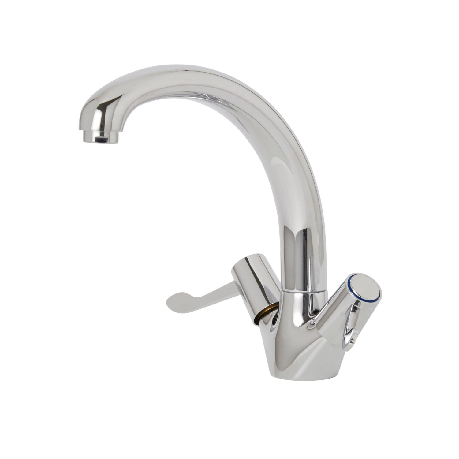 Aubery Chrome Effect Kitchen Monobloc Tap 3 Aubery Chrome Effect Kitchen Monobloc Tap