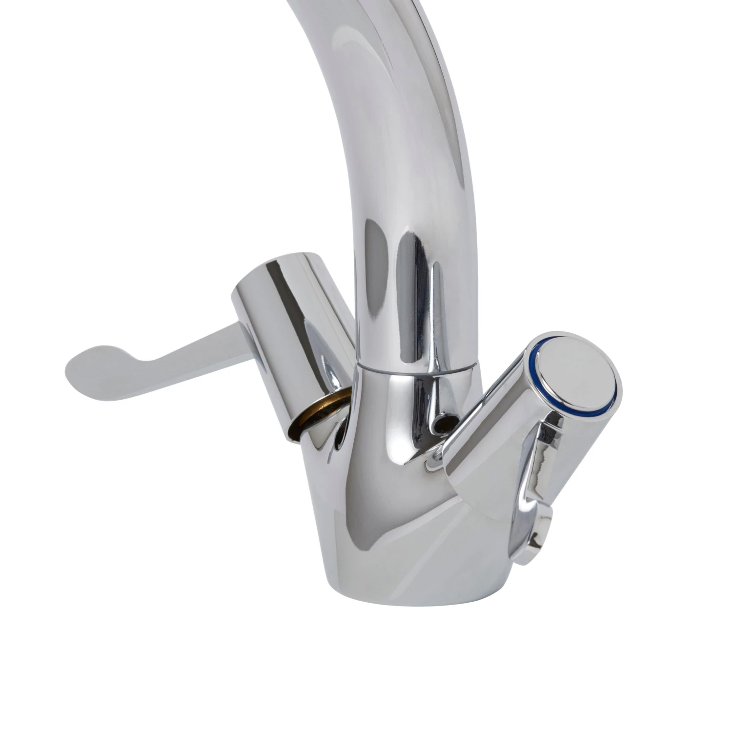 Aubery Chrome Effect Kitchen Monobloc Tap 4 Aubery Chrome Effect Kitchen Monobloc Tap - Image 2