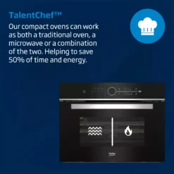 Beko BBCW12400X Built-in Oven With Microwave - Stainless Steel -Prime Kitchen beko bbcw12400x built in oven with microwave stainless steel8690842490491 38c bq