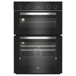 Beko BBDQF24300B Built-in Double Oven - Black