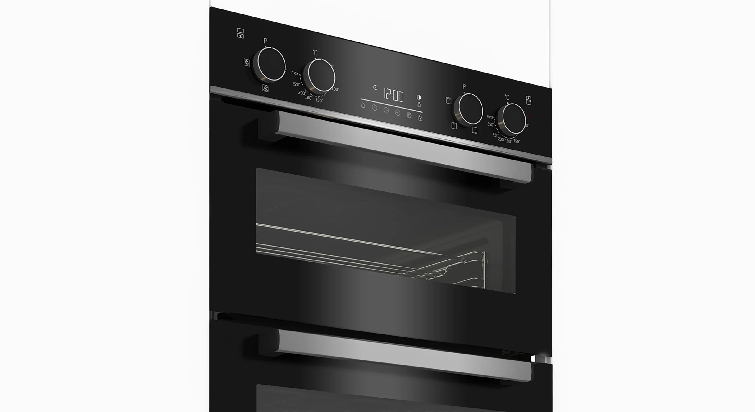 Beko BBDQF24300B Built-in Double Oven - Black 6 Beko BBDQF24300B Built-in Double Oven - Black - Image 4