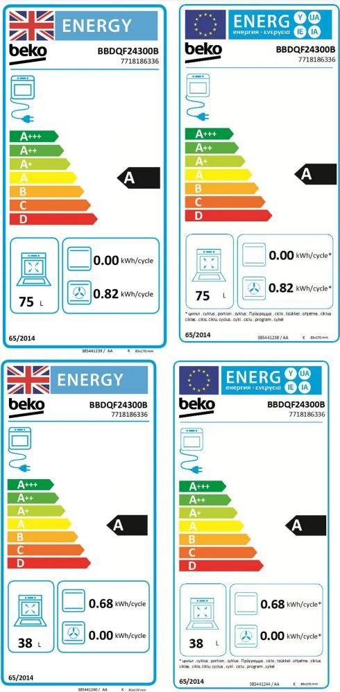 Beko BBDQF24300B Built-in Double Oven - Black 12 Beko BBDQF24300B Built-in Double Oven - Black - Image 10