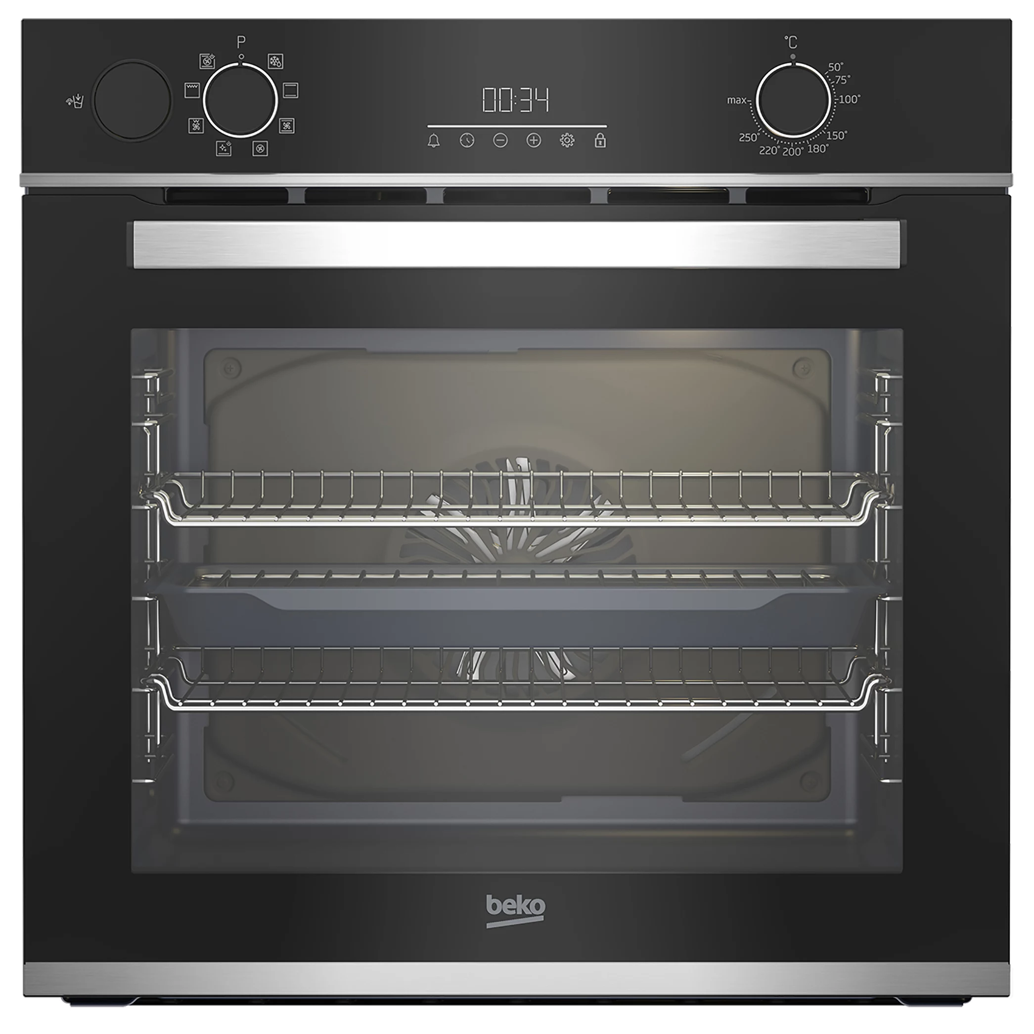 Beko BBIS25300XC Built-in Single Multifunction Oven - Black 3 Beko BBIS25300XC Built-in Single Multifunction Oven - Black