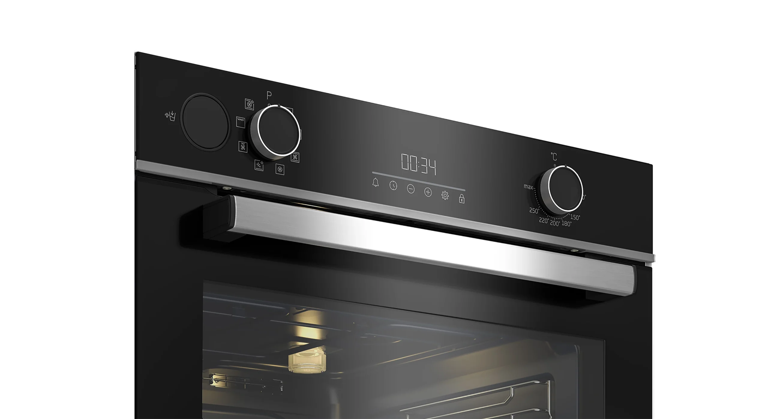 Beko BBIS25300XC Built-in Single Multifunction Oven - Black 5 Beko BBIS25300XC Built-in Single Multifunction Oven - Black - Image 3