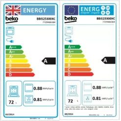 Beko BBIS25300XC Built-in Single Multifunction Oven - Black 19 Beko BBIS25300XC Built-in Single Multifunction Oven - Black -Prime Kitchen beko bbis25300xc built in single multifunction oven black8690842387692 EUP EN