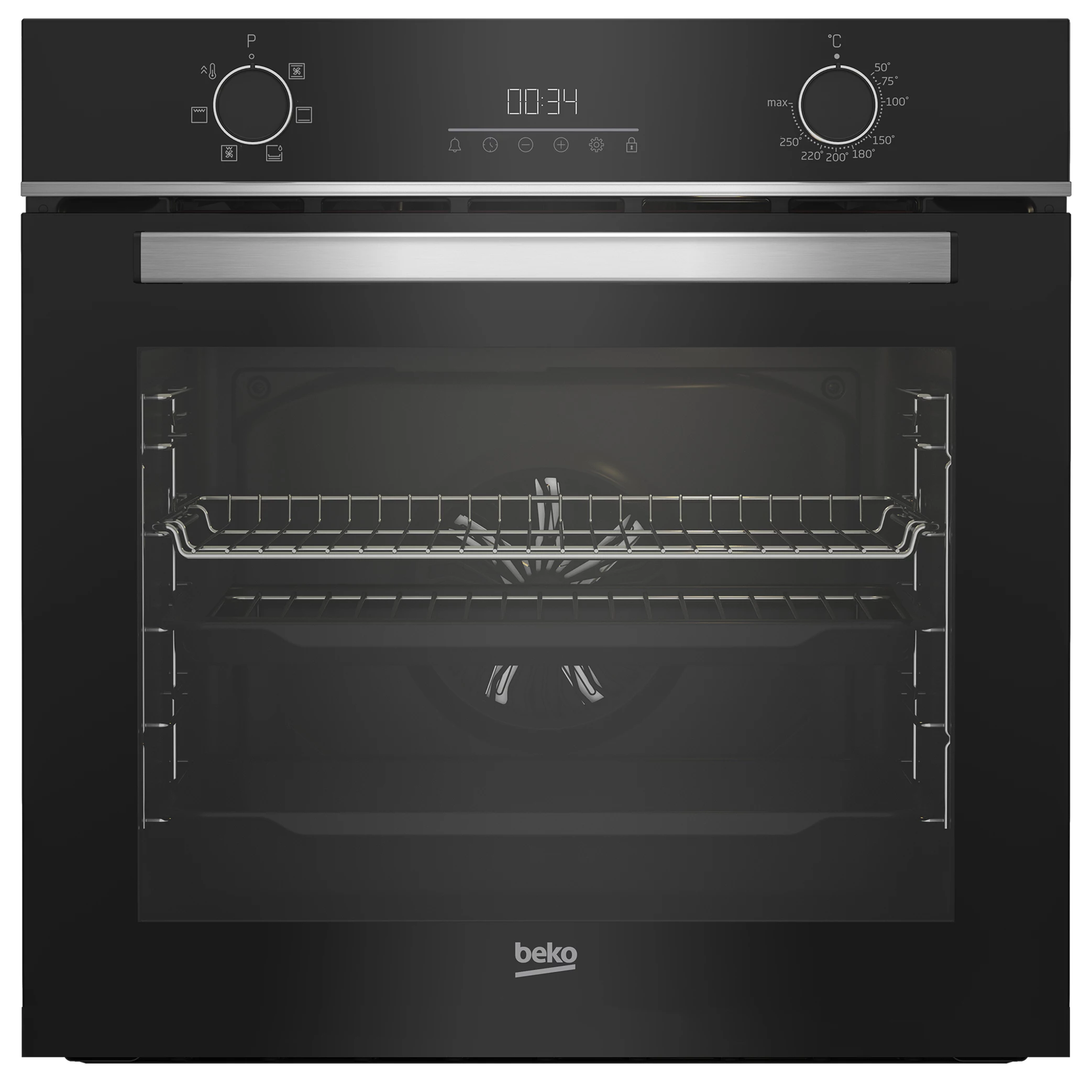 Beko BBQE24300B Built-in Single Multifunction Oven - Black 3 Beko BBQE24300B Built-in Single Multifunction Oven - Black