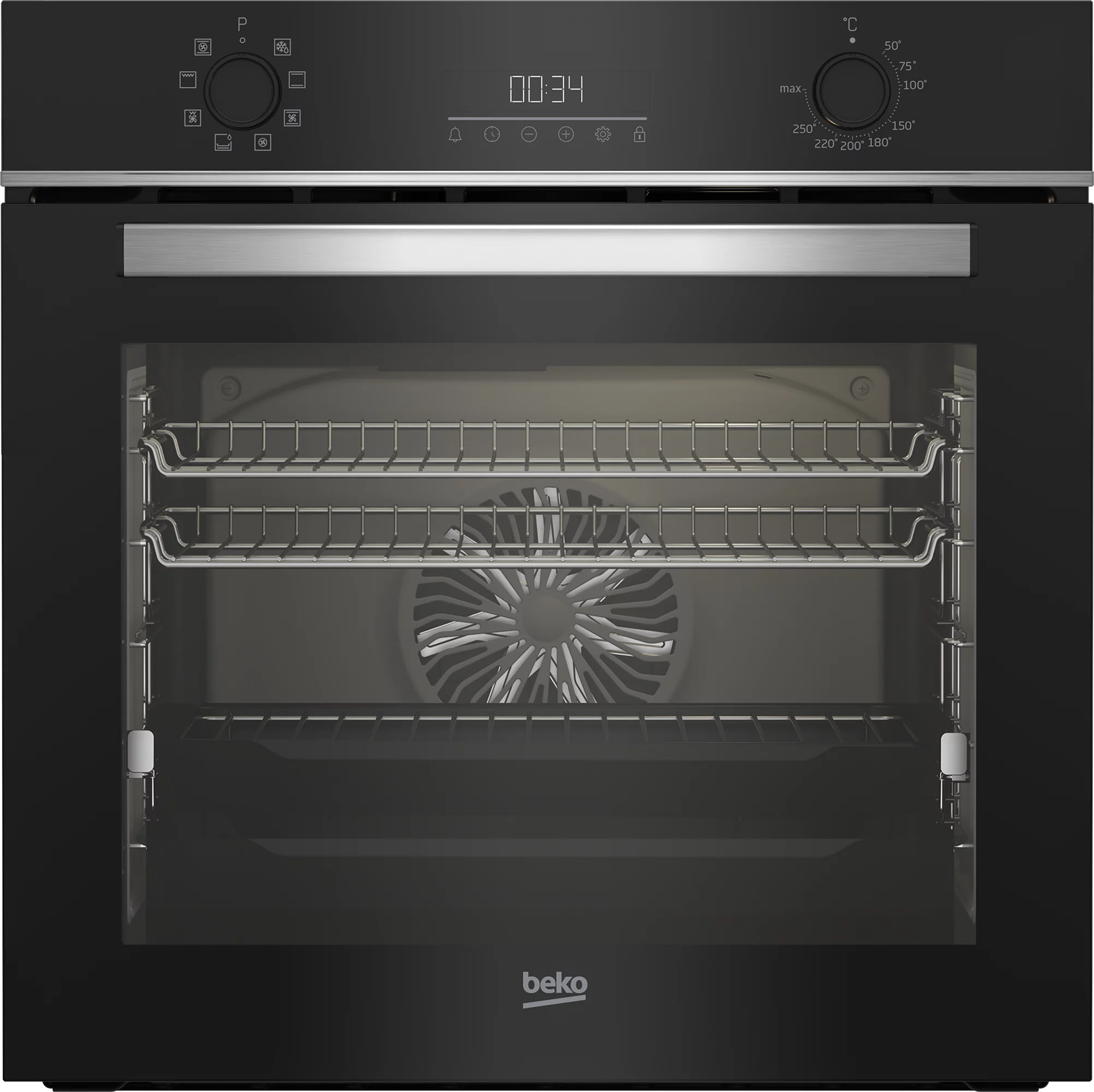 Beko BBQM24301BC Built-in Single Multifunction Oven - Black 3 Beko BBQM24301BC Built-in Single Multifunction Oven - Black