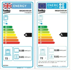 Beko BBQM24301BC Built-in Single Multifunction Oven - Black 20 Beko BBQM24301BC Built-in Single Multifunction Oven - Black -Prime Kitchen beko bbqm24301bc built in single multifunction oven black8690842474163 EUP EN