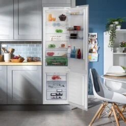 Beko BCFDV3973 70:30 Integrated Frost Free Fridge Freezer - White -Prime Kitchen beko bcfdv3973 70 30 integrated frost free fridge freezer white8690842385919 01i bq