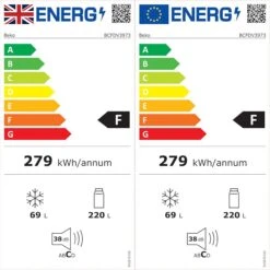 Beko BCFDV3973 70:30 Integrated Frost Free Fridge Freezer - White -Prime Kitchen beko bcfdv3973 70 30 integrated frost free fridge freezer white8690842385919 EUP EN BQ