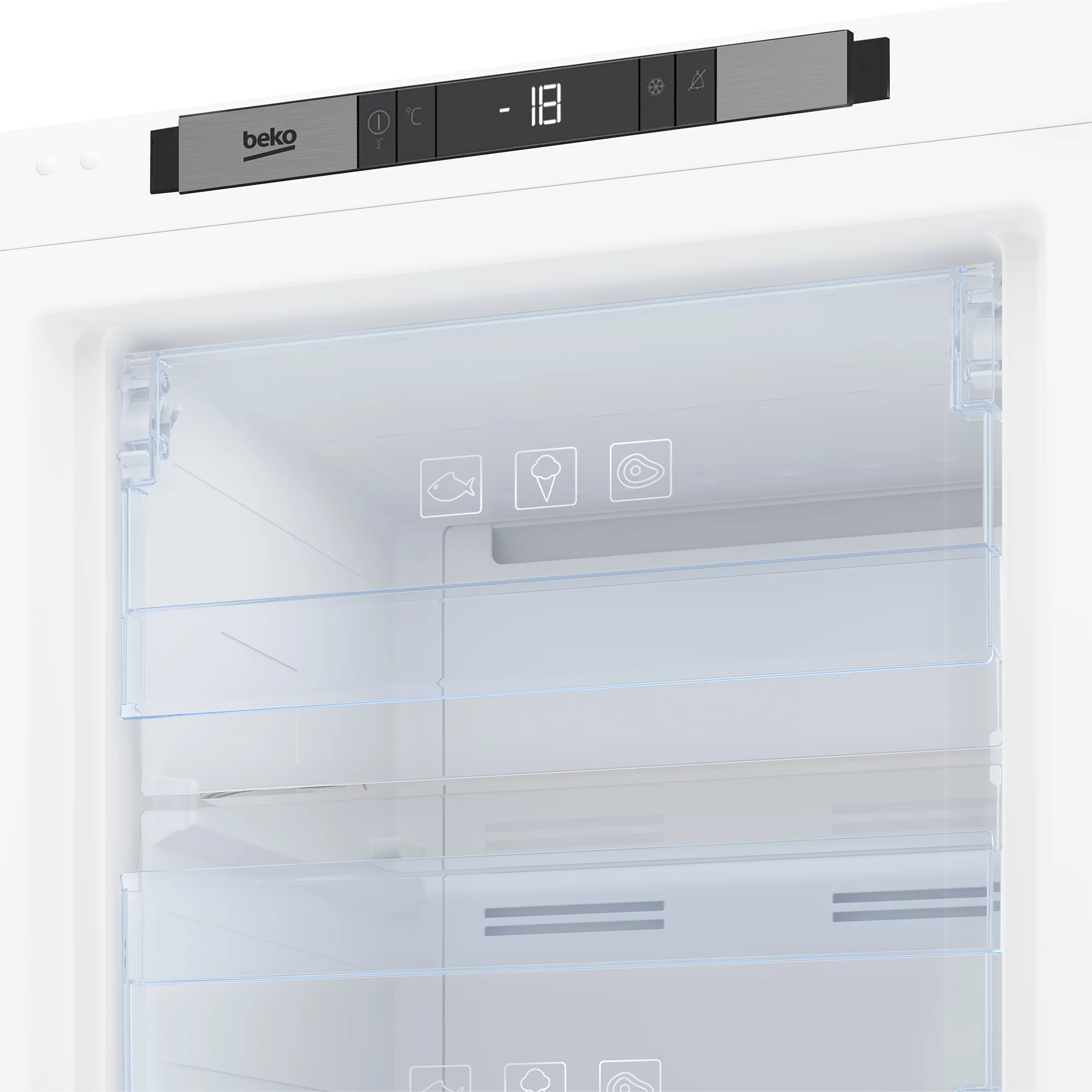 Beko BFFD3577 Integrated Frost Free Freezer - White 5 Beko BFFD3577 Integrated Frost Free Freezer - White - Image 3