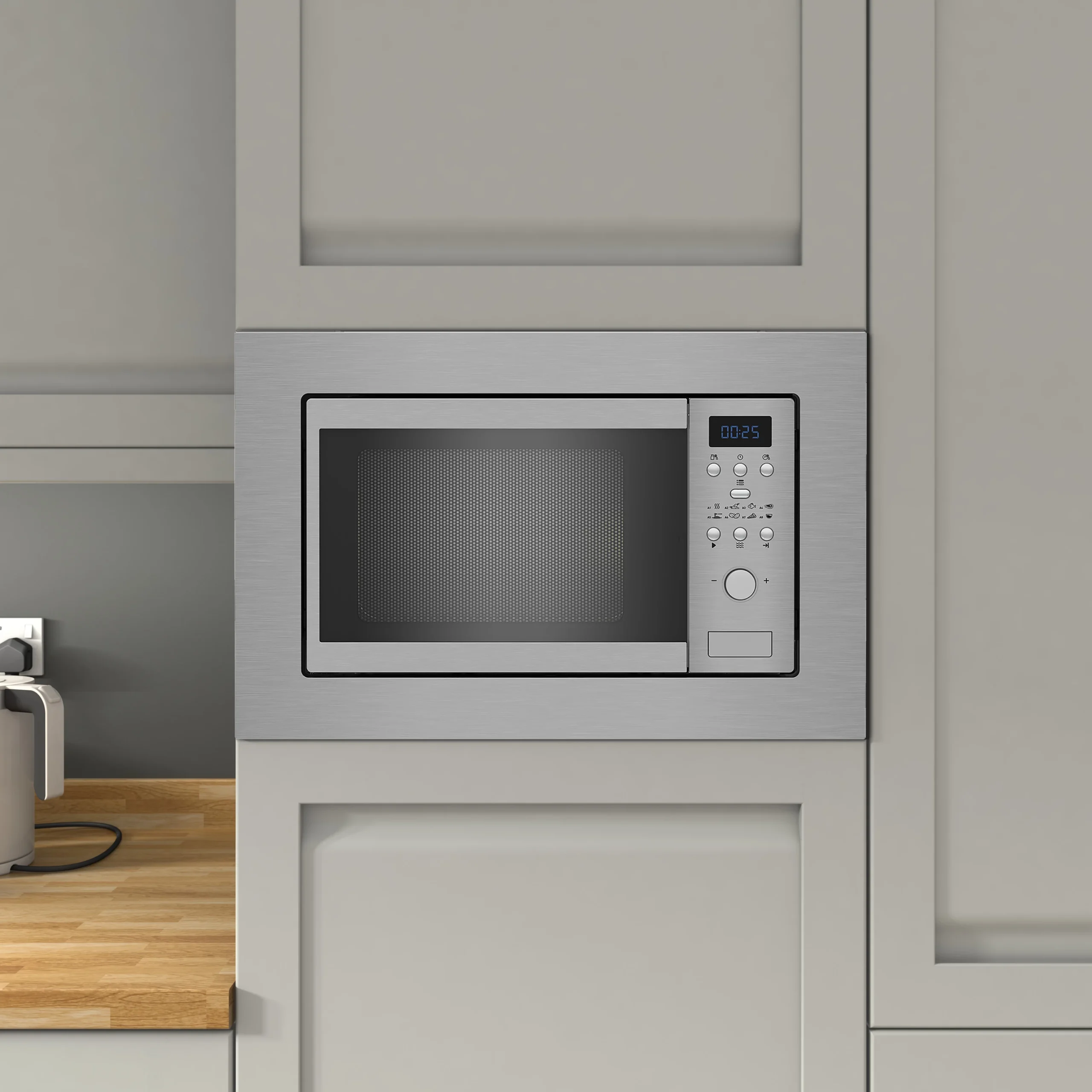 Beko BMOB17131X 17L Built-in Microwave - Stainless Steel 5 Beko BMOB17131X 17L Built-in Microwave - Stainless Steel - Image 3