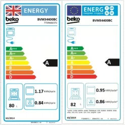 Beko BVM34400BC Built-in Single Multifunction Oven - Black -Prime Kitchen beko bvm34400bc built in single multifunction oven black5023790044677 EUP EN