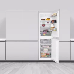 Beko ICQFD355 50:50 Integrated Frost Free Fridge Freezer - White -Prime Kitchen beko icqfd355 50 50 integrated frost free fridge freezer white5944008924652 01i bq