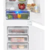 Beko ICQFDB355 50:50 Integrated Frost Free Fridge Freezer - White