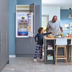 Beko ICQFVD373 70:30 Integrated Frost Free Fridge Freezer - White -Prime Kitchen beko icqfvd373 70 30 integrated frost free fridge freezer white8690842382864 02i bq