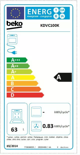 Beko KDVC100K Freestanding Electric Cooker With Ceramic Hob 9 Beko KDVC100K Freestanding Electric Cooker With Ceramic Hob - Image 7
