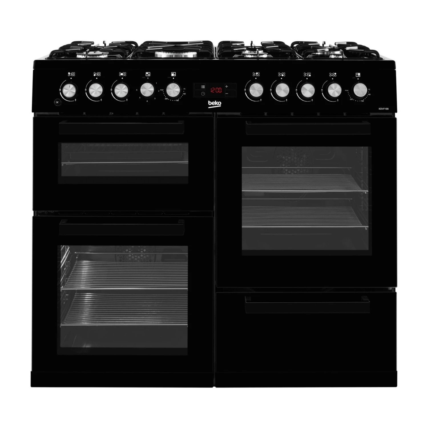 Beko KDVF100K Freestanding Electric Cooker With Gas Hob 3 Beko KDVF100K Freestanding Electric Cooker With Gas Hob