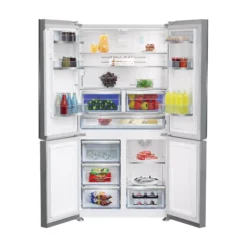 Beko MN1436224DPS American Style Freestanding Frost Free Fridge Freezer - Stainless Steel Effect -Prime Kitchen beko mn1436224dps american style freestanding frost free fridge freezer stainless steel effect8690842377396 21c