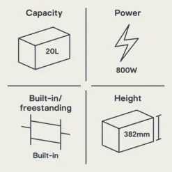 Bosch 20L Built-in Microwave 9 Bosch 20L Built-in Microwave -Prime Kitchen bosch 20l built in microwave4242005039111 01t bq