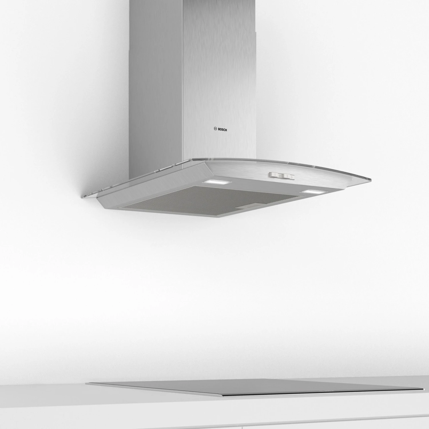 Bosch DWA64BC50B Stainless Steel Curved Cooker Hood, (W)60cm 4 Bosch DWA64BC50B Stainless Steel Curved Cooker Hood, (W)60cm - Image 2