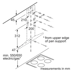 Bosch DWQ94BC50B Stainless Steel Slim Pyramid Cooker Hood, (W)90cm -Prime Kitchen bosch dwq94bc50b stainless steel slim pyramid cooker hood w 90cm4242005051236 03t bq