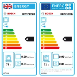 Bosch HBS573BS0B Single Multifunction Oven - Black -Prime Kitchen bosch hbs573bs0b single multifunction oven black4242005034161 EUP EN