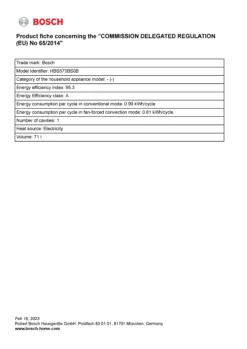 Bosch HBS573BS0B Single Multifunction Oven - Black -Prime Kitchen bosch hbs573bs0b single multifunction oven black4242005034161 FPD EN