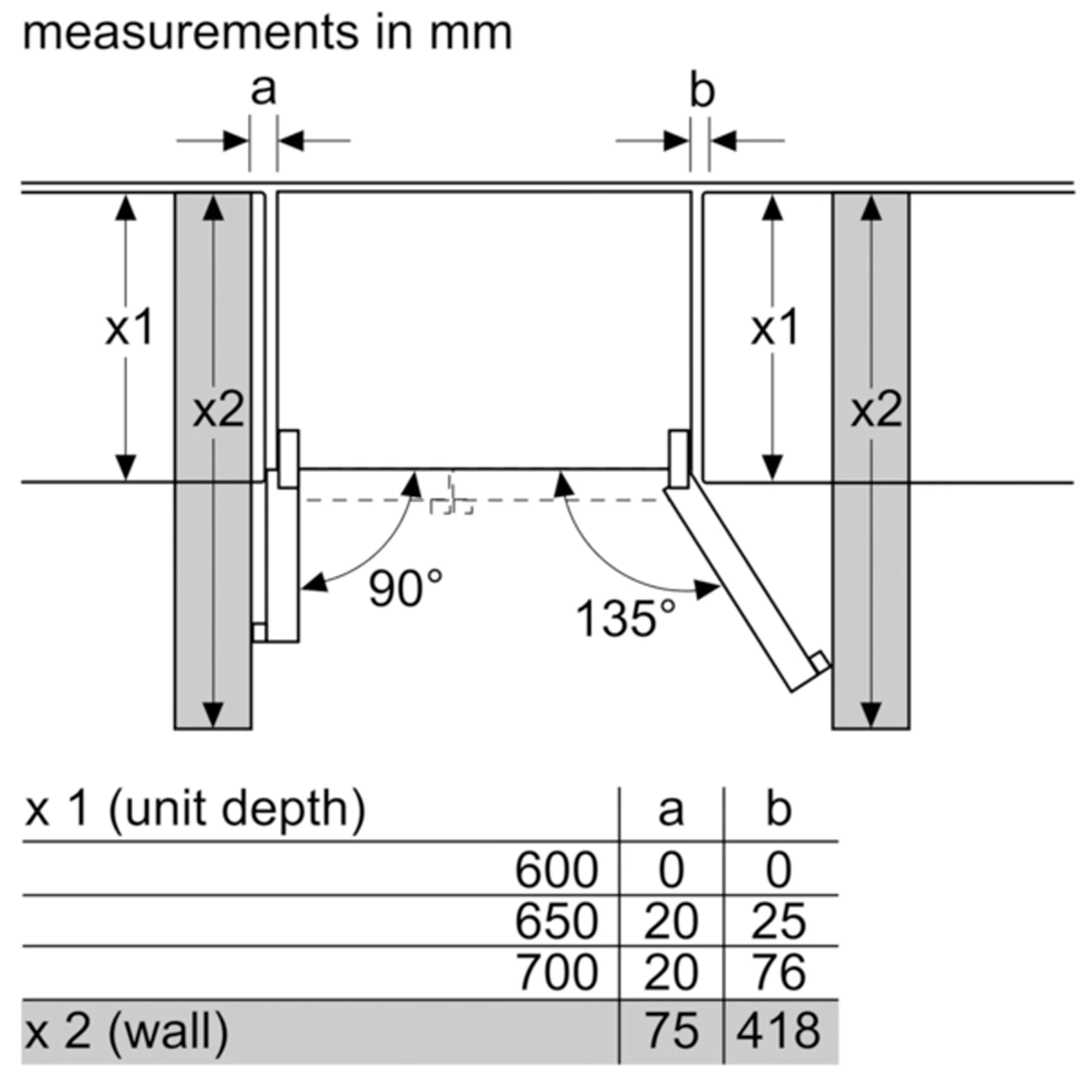 Bosch KAN93VIFPG American Style Freestanding Automatic Defrost Fridge Freezer - Stainless Steel Effect 11 Bosch KAN93VIFPG American Style Freestanding Automatic Defrost Fridge Freezer - Stainless Steel Effect - Image 9