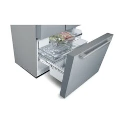 Bosch KFF96PIEP 50:50 American Style Freestanding Automatic Defrost Fridge Freezer - Silver -Prime Kitchen bosch kff96piep 50 50 american style freestanding automatic defrost fridge freezer silver4242005265039 03c bq