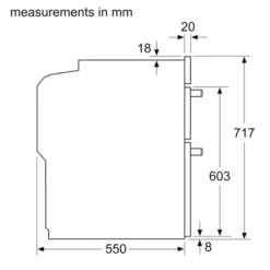 Bosch NBS113BR0B Built-in Double Oven - Stainless Steel -Prime Kitchen bosch nbs113br0b built in double oven stainless steel4242005034604 03t bq
