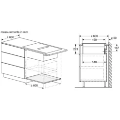Bosch PVQ731F15E 71cm Induction Hob - Black -Prime Kitchen bosch pvq731f15e 71cm induction hob black4242005194407 01t bq