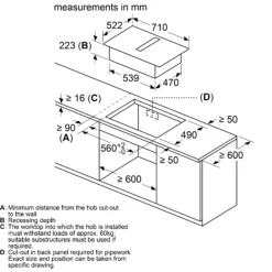 Bosch PVQ731F15E 71cm Induction Hob - Black -Prime Kitchen bosch pvq731f15e 71cm induction hob black4242005194407 04t bq