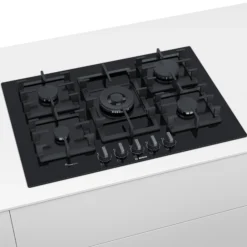 Bosch Serie 6 PPQ7AB90 75.2cm Gas Hob - Black -Prime Kitchen bosch serie 6 ppq7ab90 75 2cm gas hob black4242002914985 39c bq