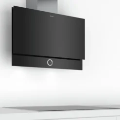 Bosch Serie 8 DWF97RV60B Black Stainless Steel Chimney Cooker Hood, (W)89cm -Prime Kitchen bosch serie 8 dwf97rv60b black stainless steel chimney cooker hood w 89cm4242002946597 01i bq
