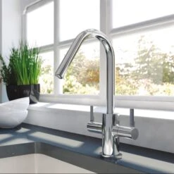 Bristan Cashew Chrome Effect Kitchen Mixer Tap -Prime Kitchen bristan cashew chrome effect kitchen mixer tap5014868027227 01i bq
