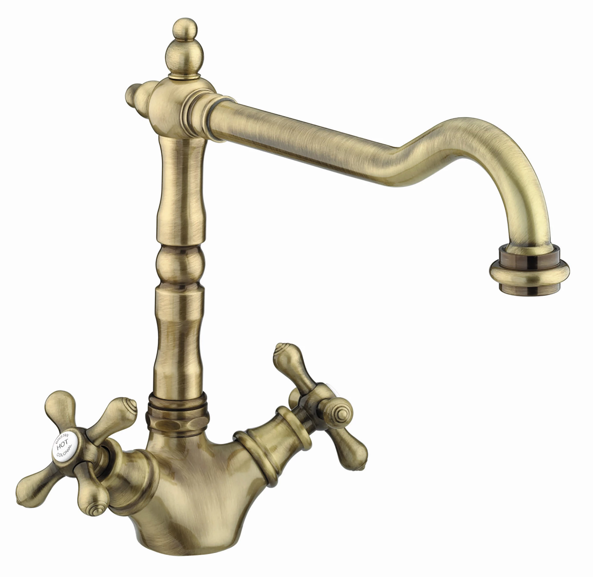 Bristan Colonial Bronze Effect Kitchen Mixer Tap 3 Bristan Colonial Bronze Effect Kitchen Mixer Tap