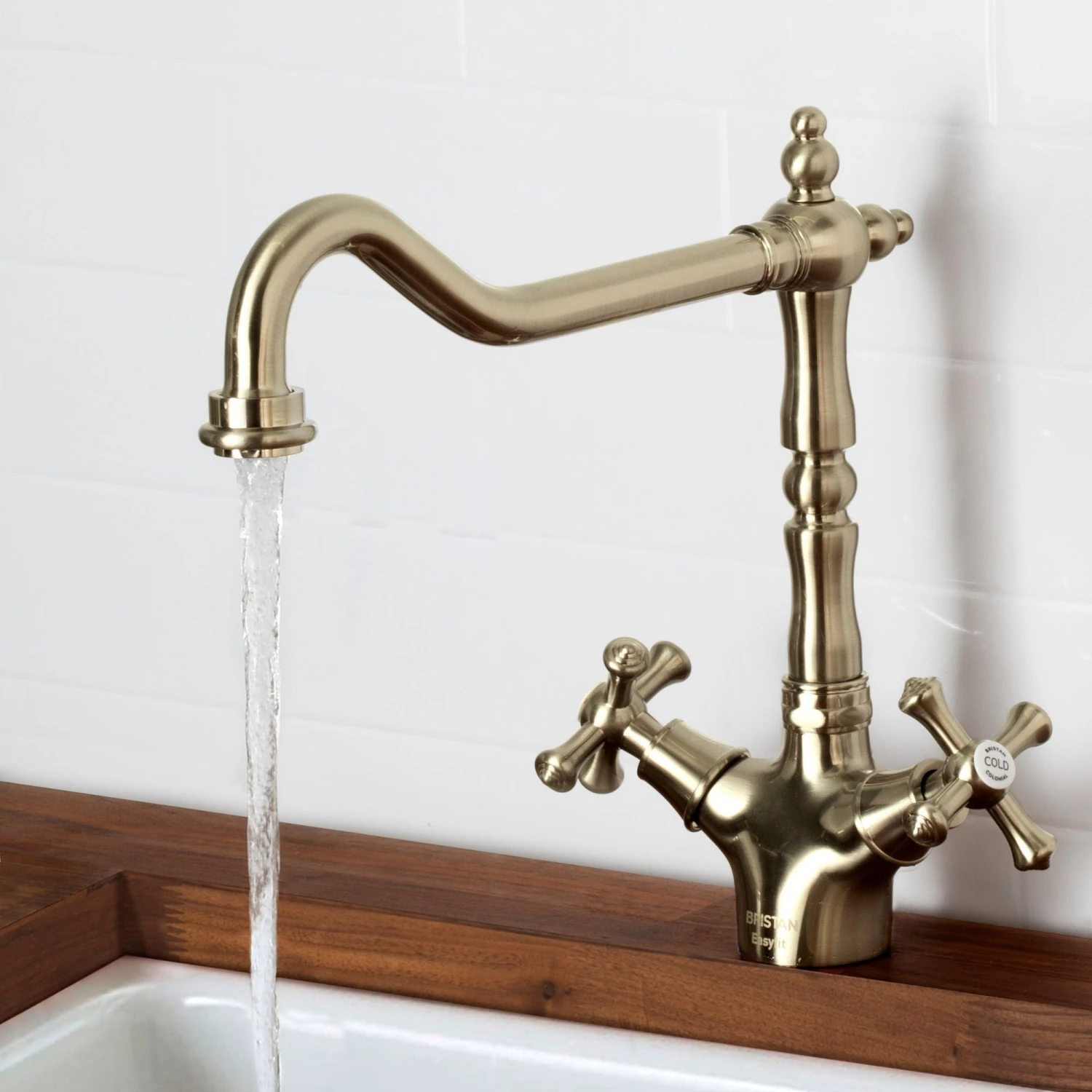 Bristan Colonial Bronze Effect Kitchen Mixer Tap 6 Bristan Colonial Bronze Effect Kitchen Mixer Tap - Image 4