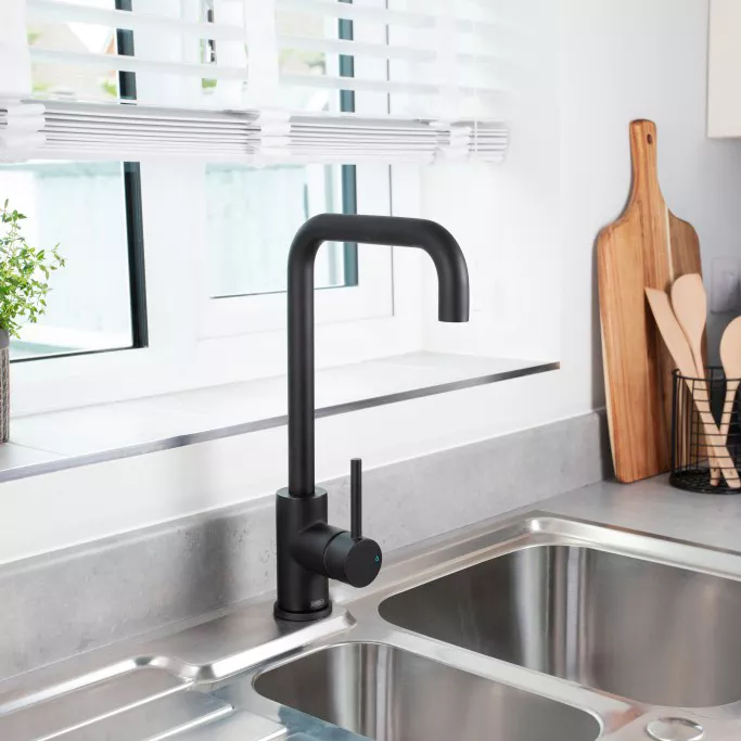 Bristan Dorado Black Kitchen Mixer Tap 4 Bristan Dorado Black Kitchen Mixer Tap - Image 2