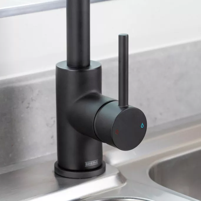 Bristan Dorado Black Kitchen Mixer Tap 7 Bristan Dorado Black Kitchen Mixer Tap - Image 5