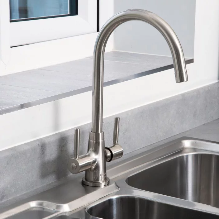 Bristan Mensa Nickel Kitchen Mixer Tap 5 Bristan Mensa Nickel Kitchen Mixer Tap - Image 3