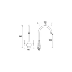 Bristan Mensa Nickel Kitchen Mixer Tap 13 Bristan Mensa Nickel Kitchen Mixer Tap -Prime Kitchen bristan mensa nickel kitchen mixer tap5014868073248 06c bq