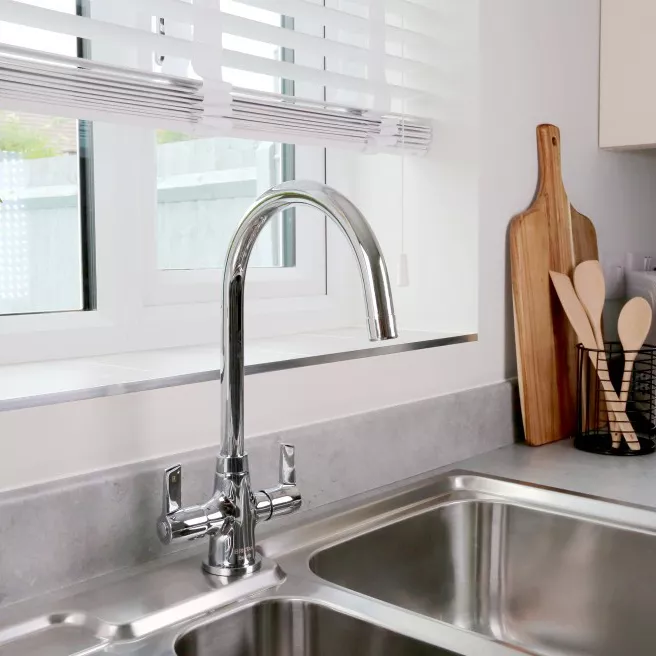 Bristan Solaris Chrome Effect Kitchen Mixer Tap 5 Bristan Solaris Chrome Effect Kitchen Mixer Tap - Image 3