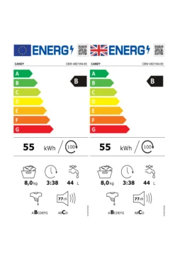 Candy CBW 48D1W4-80 8kg Built-in 1400rpm Washing Machine - White 11 Candy CBW 48D1W4-80 8kg Built-in 1400rpm Washing Machine - White -Prime Kitchen candy cbw 48d1w4 80 8kg built in 1400rpm washing machine white8059019066950 EUP EN